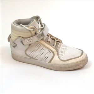 Adidas G09350 Adi-Rise Mid Athletic White Sneakers